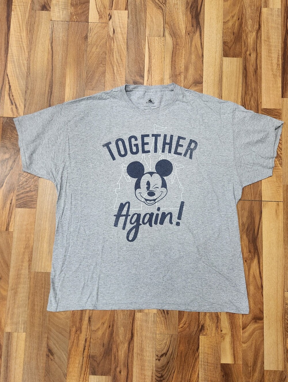 Disney Together Again Gray Shirt XXL
